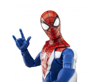 Figura Miles Morales Upgraded Suit Style Spider-Man 2 Marvel Legends 15cm