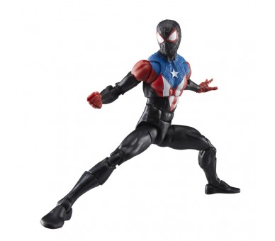 Figura Miles Morales Boricua Suit Spider-Man 2 Marvel Legends 15cm