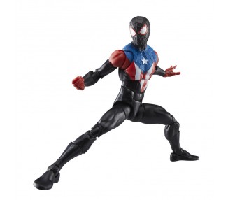 Figura Miles Morales Boricua Suit Spider-Man 2 Marvel Legends 15cm
