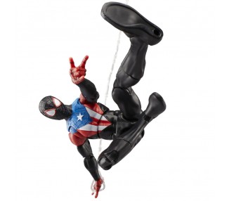 Figura Miles Morales Boricua Suit Spider-Man 2 Marvel Legends 15cm