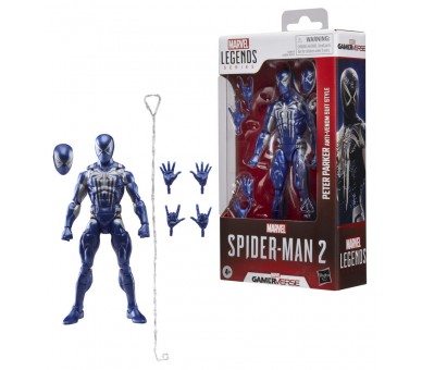 Figura Peter Parker Anti-Venom Suit Style Spider-Man 2 Marvel Legends 15cm