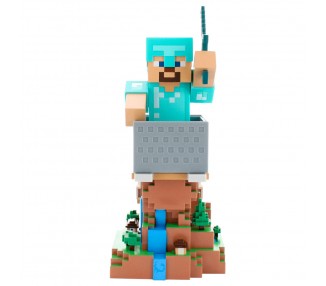 Cable Guy soporte sujecion Diamond Steve Minecraft 20cm