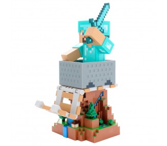 Cable Guy soporte sujecion Diamond Steve Minecraft 20cm