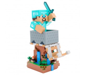 Cable Guy soporte sujecion Diamond Steve Minecraft 20cm