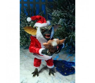 Blister 2 figuras Santa Stripe y Gizmo Gremlins 18cm