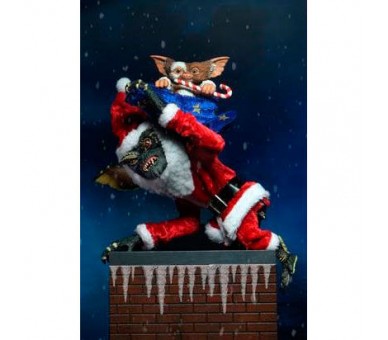 Blister 2 figuras Santa Stripe y Gizmo Gremlins 18cm