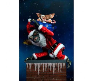 Blister 2 figuras Santa Stripe y Gizmo Gremlins 18cm
