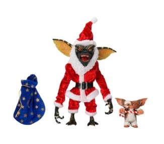 Blister 2 figuras Santa Stripe y Gizmo Gremlins 18cm