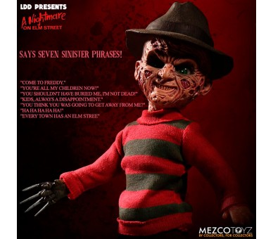 Muñeco parlante Freddy Krueger A Nightmare on ELM Street 25cm ingles