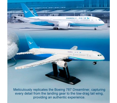 Kit Construccion Xiamen Air Boeing 787 745pzs