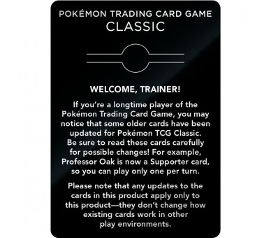 Classic Collection Box cartas coleccionables Pokemon ingles