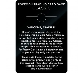 Classic Collection Box cartas coleccionables Pokemon ingles