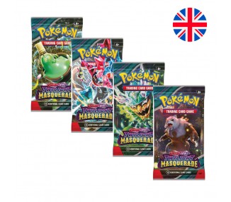 Sobre juego cartas coleccionables Masquerade Twilight Scarlet & Violet Pokemon ingles surtido