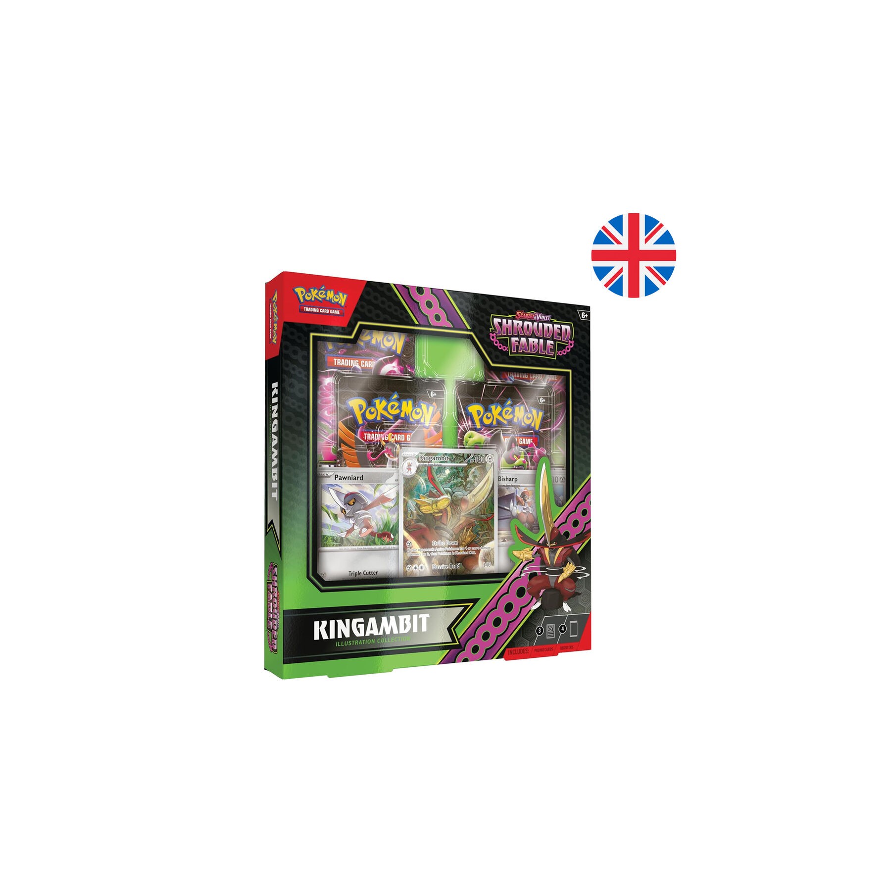 Blister juego cartas coleccionables Shrouded Fable Pokemon ingles