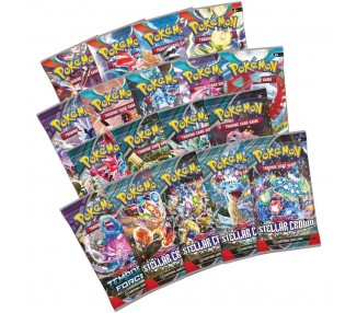 Estuche juego cartas coleccionables Terapagos Pokemon ingles