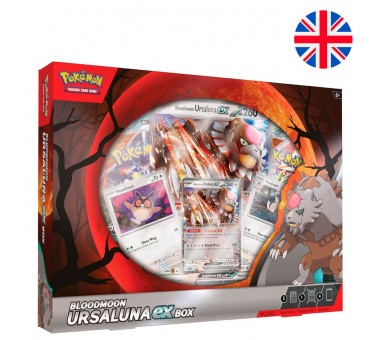 Blister juego cartas coleccionables Bloodmoon Ursaluna Pokemon ingles