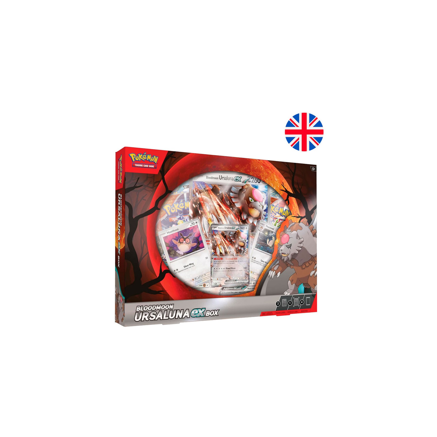 Blister juego cartas coleccionables Bloodmoon Ursaluna Pokemon ingles