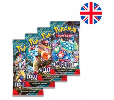 Sobre juego cartas coleccionables SV7 Pokemon ingles surtido