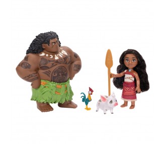 Blister Muñeca Vaiana & Maui Vaiana Moana 2 Disney 15cm