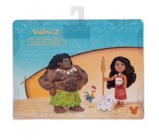 Blister Muñeca Vaiana & Maui Vaiana Moana 2 Disney 15cm