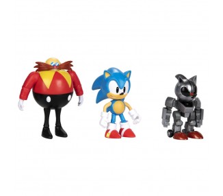 Blister 3 figuras 30th Anniversary Sonic The Hedgehog 10cm