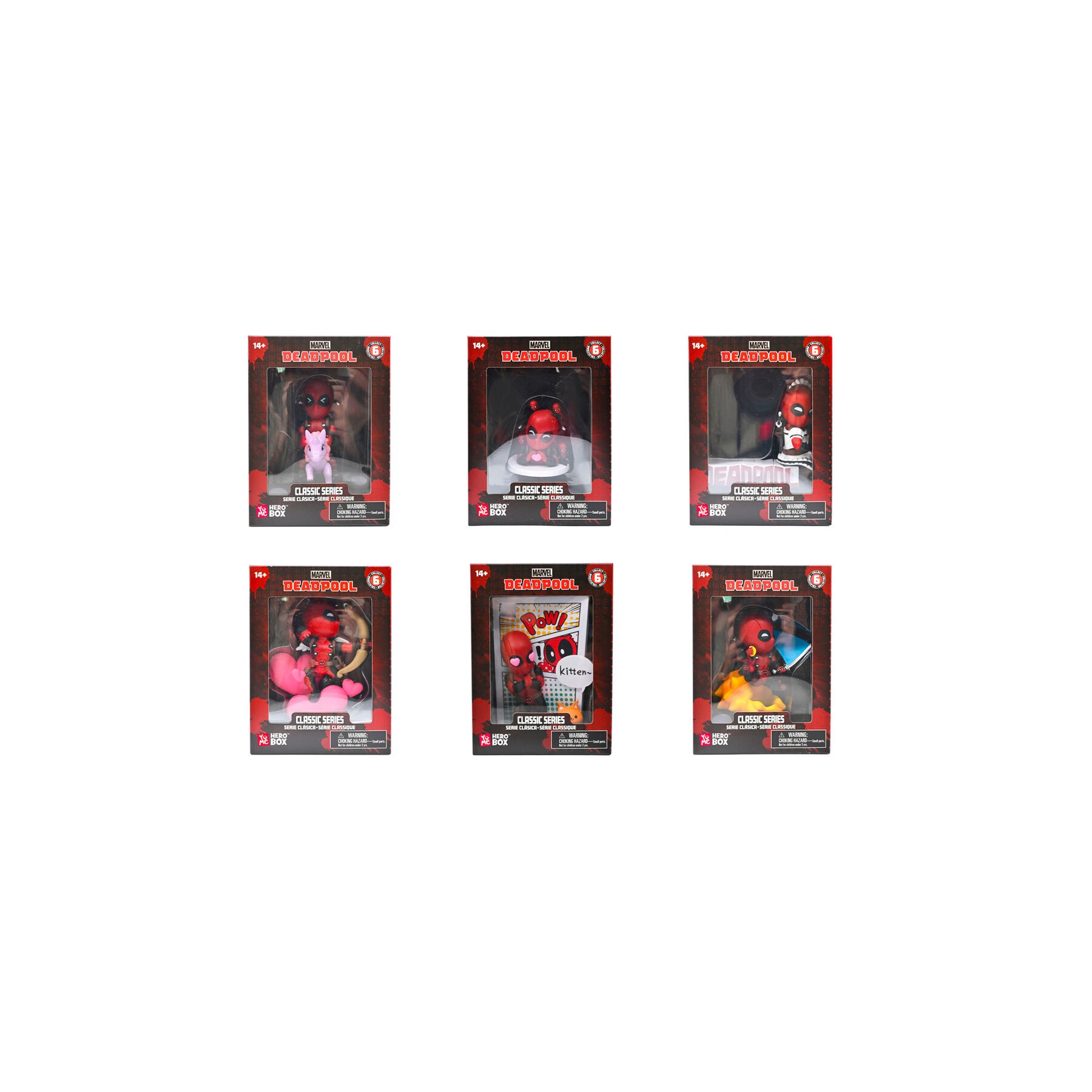 Figura Hero Box Deadpool Marvel surtido
