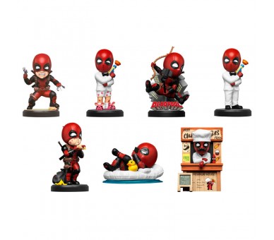 Figura sorpresa Hero Box Deadpool Marvel surtido