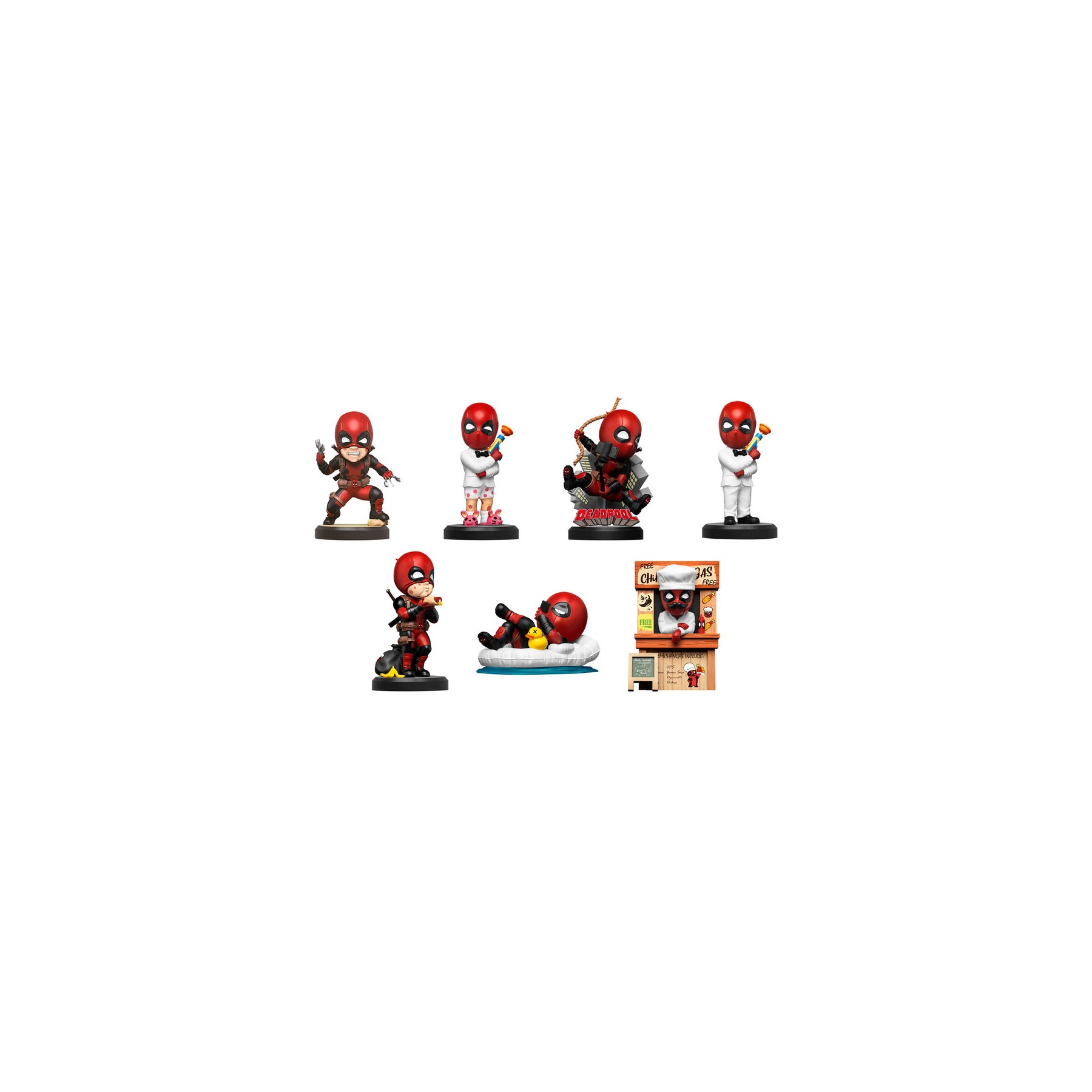 Figura sorpresa Hero Box Deadpool Marvel surtido