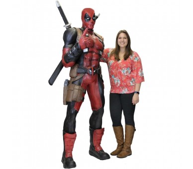 Estatua tamaño real Deadpool Marvel 185cm