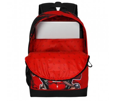 Mochila Plus Bad Deadpool Marvel 43cm adaptable