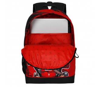 Mochila Plus Bad Deadpool Marvel 43cm adaptable