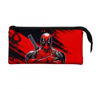 Portatodo Plus Bad Deadpool Marvel triple
