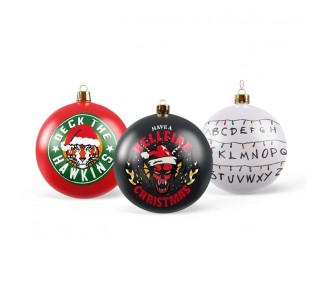 Set 3 Adornos Navidad Stranger things