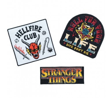Set 3 parches Stranger Things