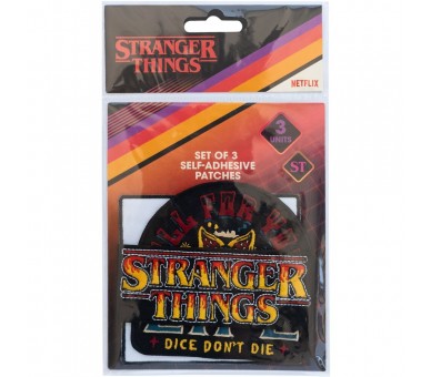 Set 3 parches Stranger Things