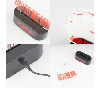 Lampara Led Bad To the Bone Stranger Things