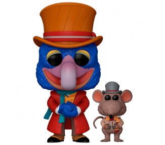Figura POP Disney The Muppet Christmas Carol Charles Dickens with Rizzo