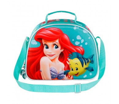 Bolsa portameriendas 3D Sea Ariel La Sirenita Disney