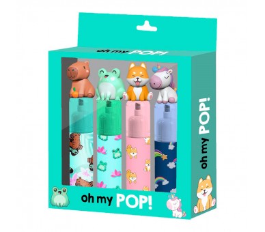 Blister 4 subrayadores Oh My Pop!