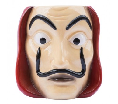 Taza 3D Mascara La Casa de Papel 350ml