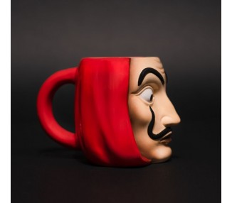 Taza 3D Mascara La Casa de Papel 350ml