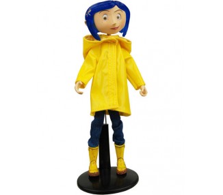 Figura Coraline Rain Coat Los Mundos de Coraline 18cm