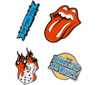 Set 4 pins Rolling Stones