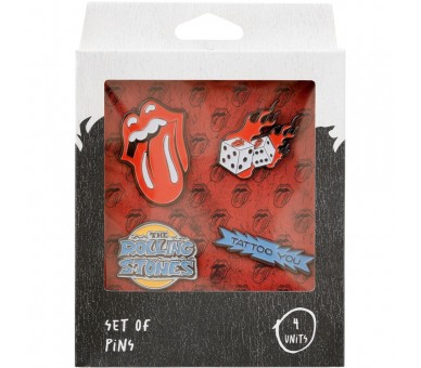 Set 4 pins Rolling Stones