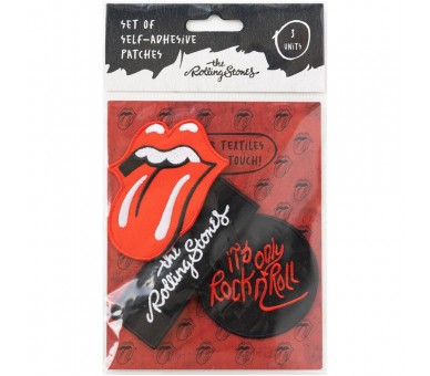 Set 3 parches Rolling Stones