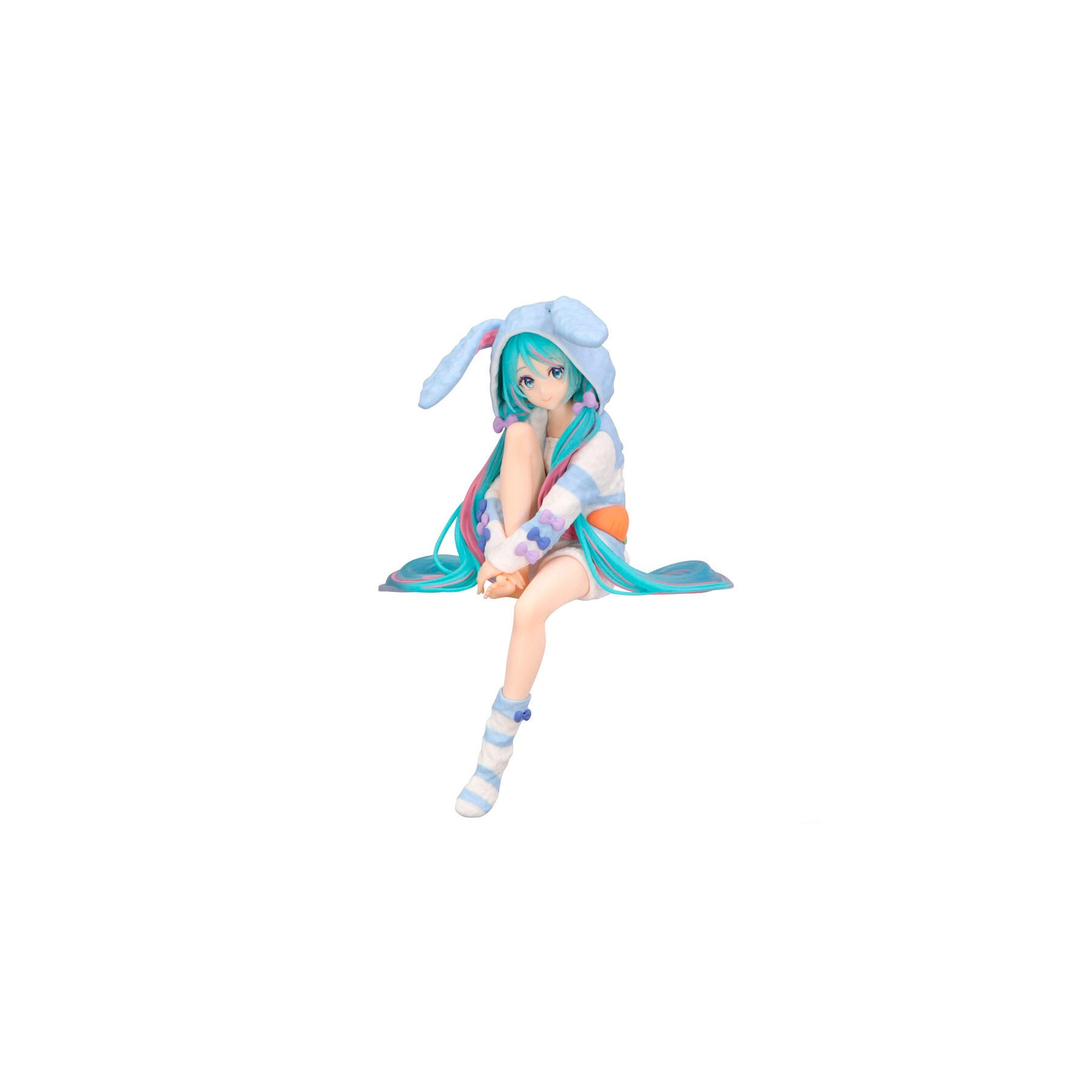 Figura Noodle Stopper Hatsune Miku Rabbit Ear Hood Pajama Hatsune Miku 14cm