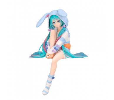 Figura Noodle Stopper Hatsune Miku Rabbit Ear Hood Pajama Hatsune Miku 14cm