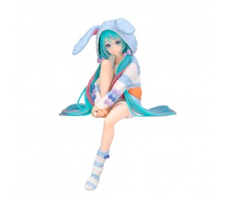 Figura Noodle Stopper Hatsune Miku Rabbit Ear Hood Pajama Hatsune Miku 14cm