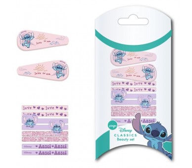 Blister accesorios pelo Stitch Disney
