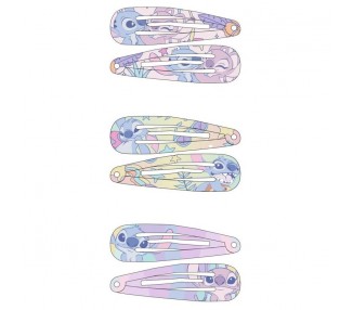 Blister 6 horquillas Angel & Stitch Disney